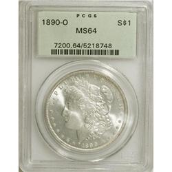 1890-O $1 MS64 PCGS. PCGS Population (2454/358). N