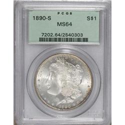 1890-S $1 MS64 PCGS. PCGS Population (2220/640). N
