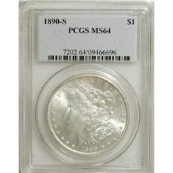 1890-S $1 MS64 PCGS. PCGS Population (2220/640). N