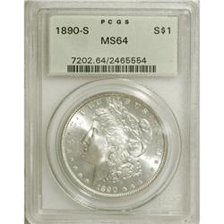 1890-S $1 MS64 PCGS. PCGS Population (2220/640). N