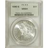 Image 1 : 1890-S $1 MS64 PCGS. PCGS Population (2220/640). N