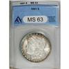 Image 1 : 1891 $1 MS63 ANACS. NGC Census: (1471/981). PCGS P