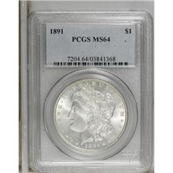 1891 $1 MS64 PCGS. PCGS Population (1165/82). NGC