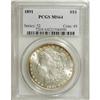 Image 1 : 1891 $1 MS64 PCGS. PCGS Population (1165/82). NGC