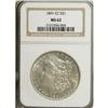 Image 1 : 1891-CC $1 MS62 NGC. NGC Census: (1139/3158). PCGS