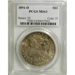 1891-O $1 MS63 PCGS. PCGS Population (1622/1094).