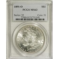 1891-O $1 MS63 PCGS. PCGS Population (1622/1094).