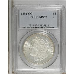 1892-CC $1 MS62 PCGS. PCGS Population (1282/3125).