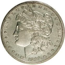 1892-S $1 --Cleaned--ANACS. AU53 Details. NGC Census: (