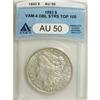 1893 $1 AU50 ANACS. VAM-4, Doubles Stars. A Top-100 Va