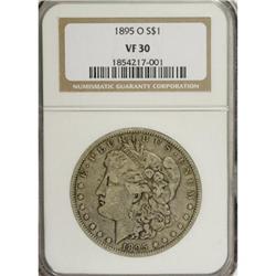 1895-O $1 VF30 NGC. NGC Census: (67/2220). PCGS Po