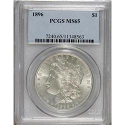 1896 $1 MS65 PCGS. PCGS Population (2795/564). NGC