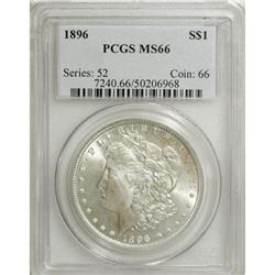1896 $1 MS66 PCGS. PCGS Population (542/22). NGC C