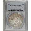Image 1 : 1897 $1 MS64 Deep Mirror Prooflike PCGS. PCGS Popu