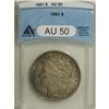 Image 1 : 1901 $1 AU50 ANACS. NGC Census: (241/2278). PCGS P