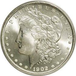 1902-O $1 MS66 PCGS. PCGS Population (398/5). NGC