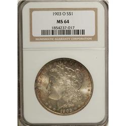 1903-O $1 MS64 NGC. NGC Census: (1852/1399). PCGS
