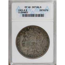 1903-S $1 --Cleaned--ANACS. XF40 Details. NGC Censu