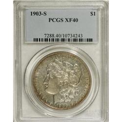 1903-S $1 XF40 PCGS. PCGS Population (123/872). NG