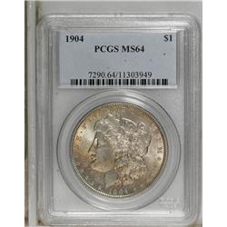1904 $1 MS64 PCGS. PCGS Population (919/169). NGC