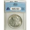 Image 3 : 1921 $1 MS60 ANACS. NGC Census: (21/7202). PCGS Po