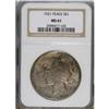 Image 1 : 1921 $1 MS61 NGC. NGC Census: (292/6951). PCGS Pop