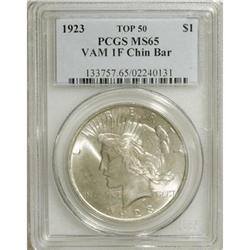1923 $1 MS65 PCGS. PCGS Population (1/1). NGC Census:
