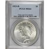 Image 1 : 1923-D $1 MS64 PCGS. PCGS Population (1092/412). N