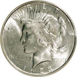 1923-D $1 MS64 PCGS. PCGS Population (1092/412). N