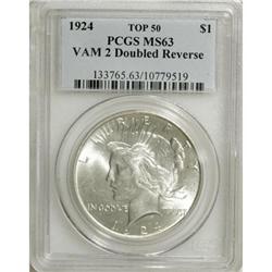 1924 $1 MS63 PCGS. PCGS Population (4/2). NGC Census: