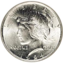 1924 $1 MS66 NGC. NGC Census: (842/58). PCGS Popul