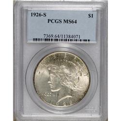 1926-S $1 MS64 PCGS. PCGS Population (1450/450). N
