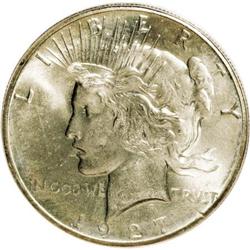 1927 $1 MS64 PCGS. PCGS Population (3/1). NGC Census: