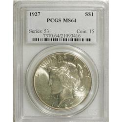 1927 $1 MS64 PCGS. PCGS Population (1161/200). NGC