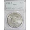Image 1 : 1927-S $1 MS63 PCGS. PCGS Population (1418/1023).