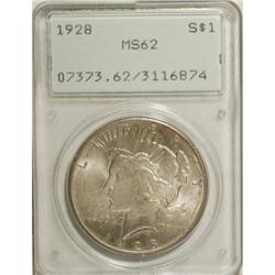 1928 $1 MS62 PCGS. PCGS Population (1061/3202). NG