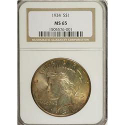 1934 $1 MS65 NGC. NGC Census: (303/27). PCGS Popul