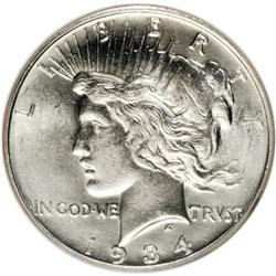 1934-D $1 MS63 NGC. NGC Census: (873/844).