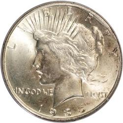 1935 $1 MS64 PCGS. PCGS Population (1652/728). NGC