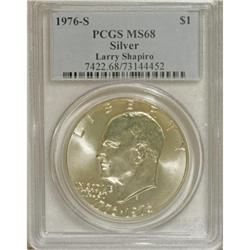 1976-S $1 Silver MS68 PCGS. PCGS Population (318/0