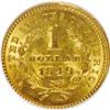 Image 2 : 1849 G$1 Closed Wreath MS61 NGC. NGC Census: (0/0)