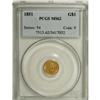 Image 1 : 1851 G$1 MS62 PCGS. PCGS Population (422/758). NGC