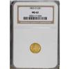 Image 3 : 1853-O G$1 MS62 NGC. NGC Census: (216/139). PCGS P