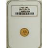 Image 1 : 1855 G$1 AU50 NGC. NGC Census: (180/3714). PCGS Popula