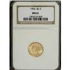 Image 1 : 1902 $2 1/2 MS61 NGC. NGC Census: (227/2012). PCGS