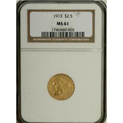 1913 $2 1/2 MS61 NGC. NGC Census: (1659/4556). PCG