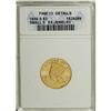 1856-S $3 --Ex-Jewelry--ANACS. Fine 12 Details. NGC