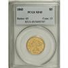 Image 1 : 1843 $5 XF45 PCGS. PCGS Population (36/120). NGC C