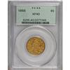 Image 3 : 1856 $5 XF40 PCGS. PCGS Population (16/188). NGC C