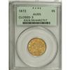 1873 $5 Closed 3 AU55 PCGS. PCGS Population (28/69